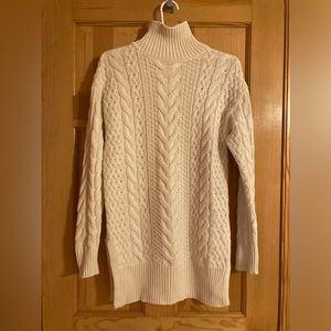 L.O.G.G long tunic turtleneck sweater